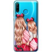 Прозрачный чехол Uprint Huawei P30 Lite Mouse Girls