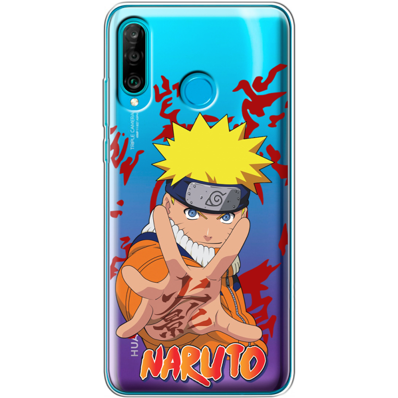 Прозрачный чехол Uprint Huawei P30 Lite Naruto