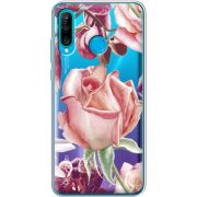 Прозрачный чехол Uprint Huawei P30 Lite Rose