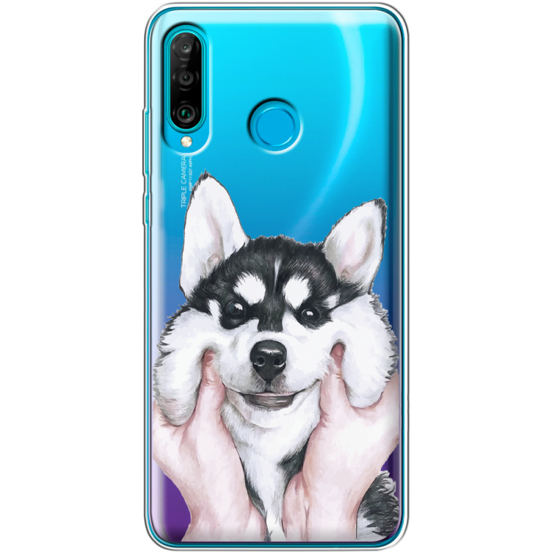 Прозрачный чехол Uprint Huawei P30 Lite Husky