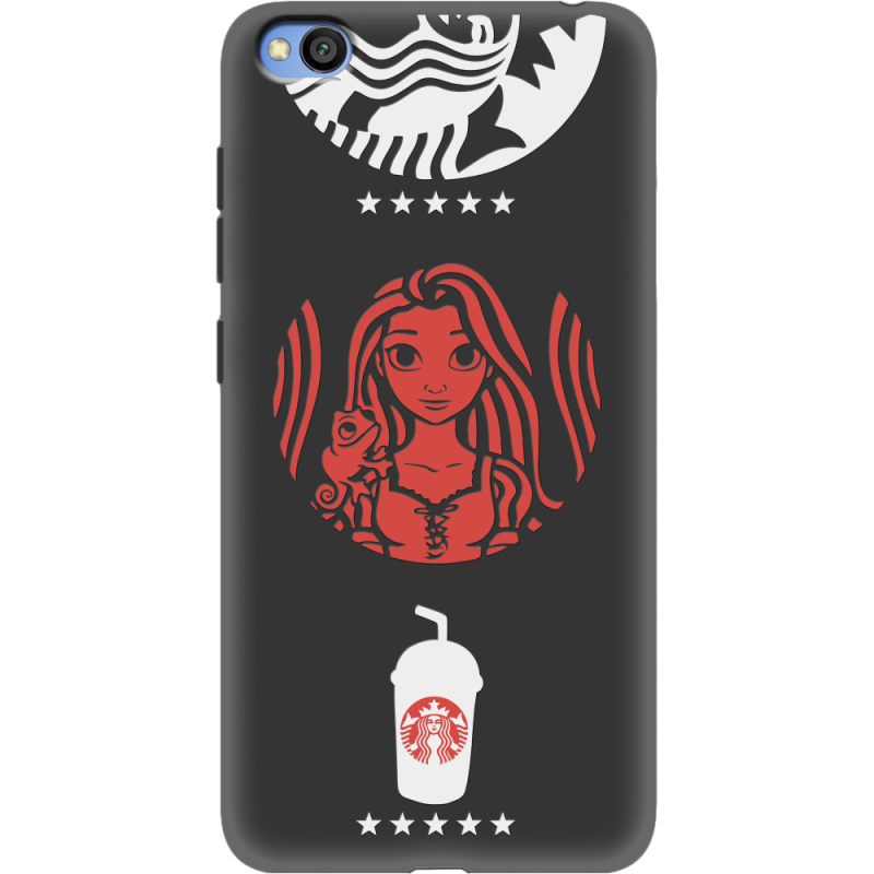 Черный чехол Uprint Xiaomi Redmi Go RedWhite Coffee