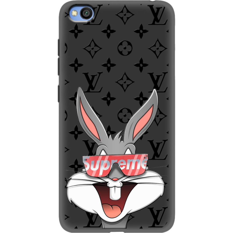 Черный чехол Uprint Xiaomi Redmi Go looney bunny