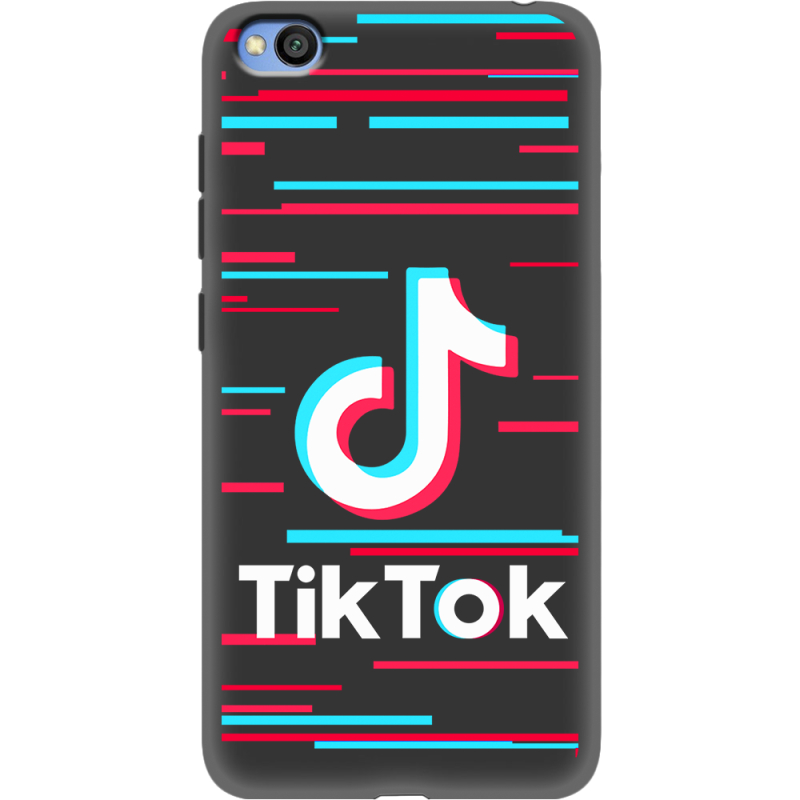 Черный чехол Uprint Xiaomi Redmi Go Tik Tok