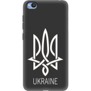 Черный чехол Uprint Xiaomi Redmi Go Тризуб монограмма ukraine