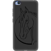 Черный чехол Uprint Xiaomi Redmi Go Horse