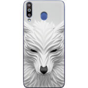 Чехол Uprint Samsung M305 Galaxy M30 White Wolf