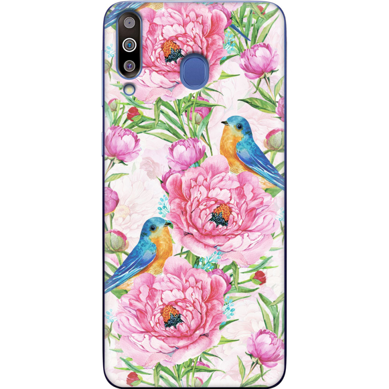 Чехол Uprint Samsung M305 Galaxy M30 Birds and Flowers