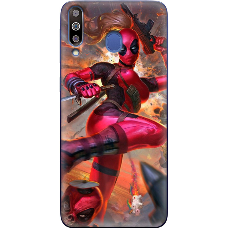 Чехол Uprint Samsung M305 Galaxy M30 Woman Deadpool