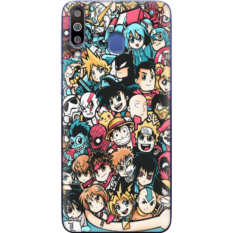 Чехол Uprint Samsung M305 Galaxy M30 Anime Stickers