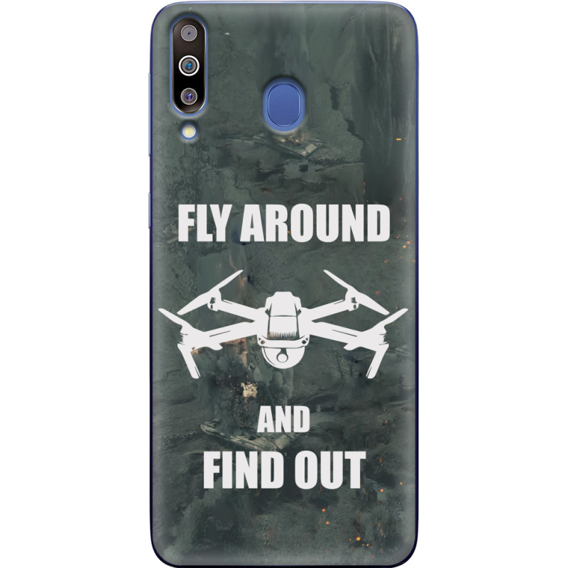 Чехол Uprint Samsung M305 Galaxy M30 Дрон Fly Around