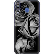 Чехол Uprint Samsung M305 Galaxy M30 Black and White Roses