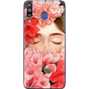 Чехол Uprint Samsung M305 Galaxy M30 Girl in Flowers
