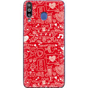 Чехол Uprint Samsung M305 Galaxy M30 Happy Valentines