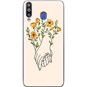 Чехол Uprint Samsung M305 Galaxy M30 Flower Hands