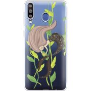 Прозрачный чехол Uprint Samsung M305 Galaxy M30 Cute Mermaid