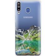 Прозрачный чехол Uprint Samsung M305 Galaxy M30 Green Mountain