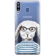 Прозрачный чехол Uprint Samsung M305 Galaxy M30 MR. Rabbit