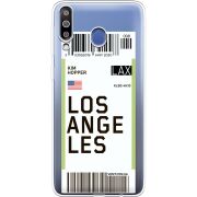 Прозрачный чехол Uprint Samsung M305 Galaxy M30 Ticket Los Angeles