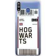 Прозрачный чехол Uprint Samsung M305 Galaxy M30 Ticket Hogwarts