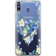 Прозрачный чехол Uprint Samsung M305 Galaxy M30 Spring Bird