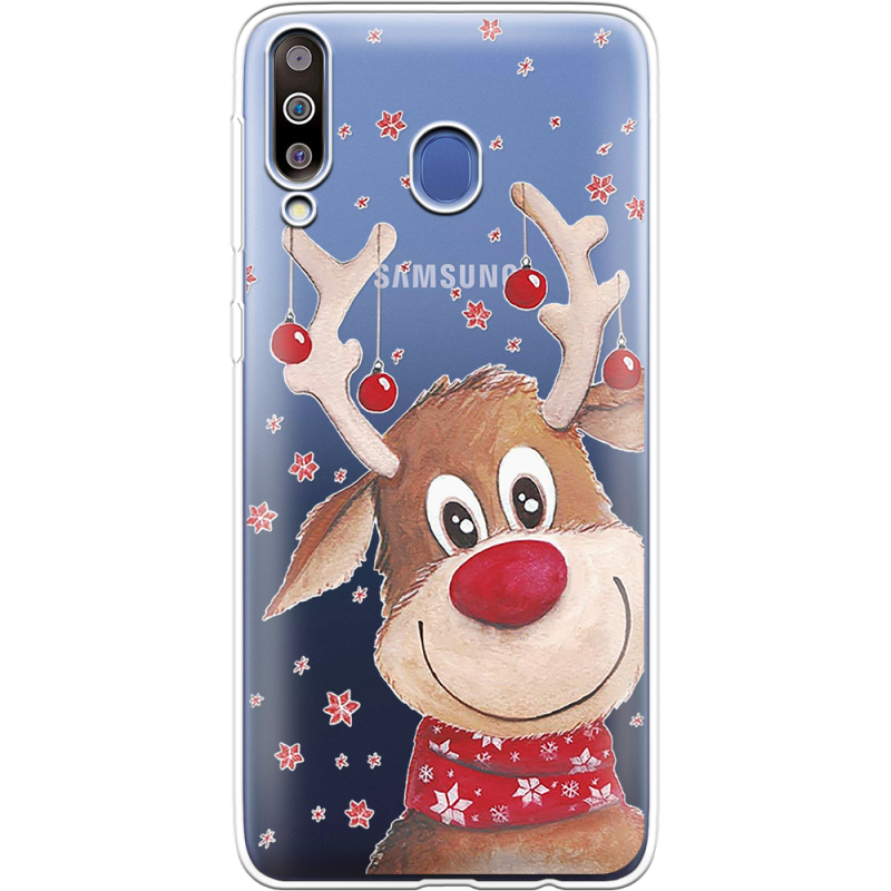 Прозрачный чехол Uprint Samsung M305 Galaxy M30 Winter Deer