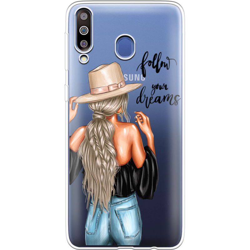 Прозрачный чехол Uprint Samsung M305 Galaxy M30 Follow Your Dreams