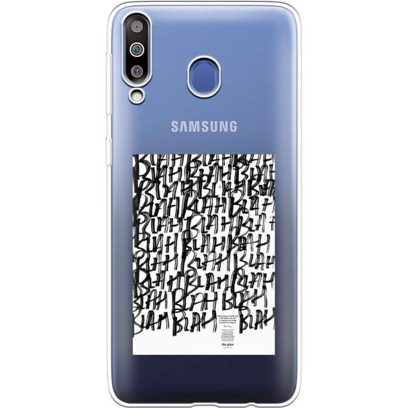 Прозрачный чехол Uprint Samsung M305 Galaxy M30 Blah Blah