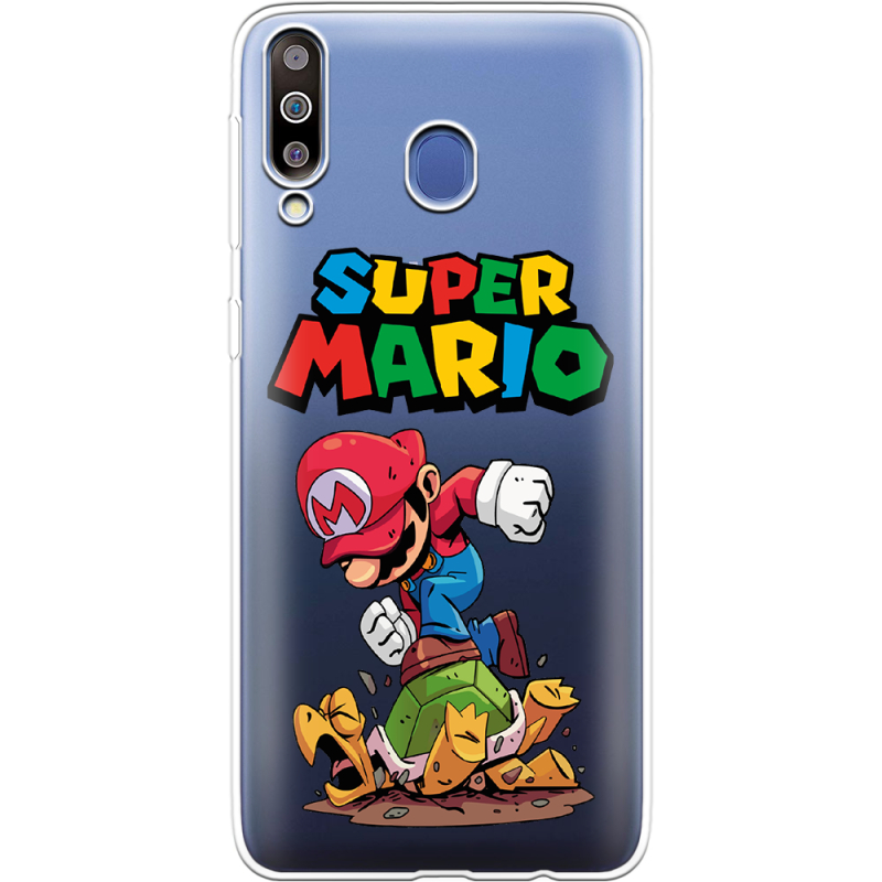 Прозрачный чехол Uprint Samsung M305 Galaxy M30 Super Mario