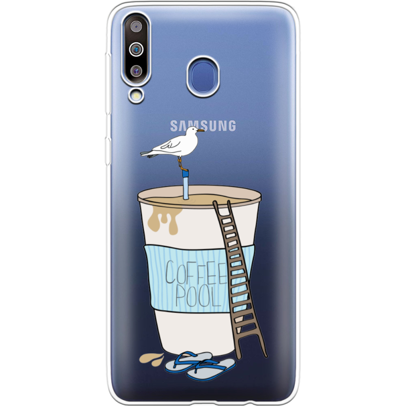 Прозрачный чехол Uprint Samsung M305 Galaxy M30 Segull in Cofee Pool