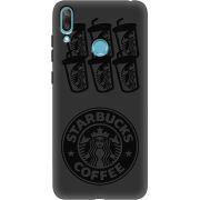 Черный чехол Uprint Huawei Y7 2019 Black Coffee