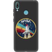 Черный чехол Uprint Huawei Y7 2019 NASA