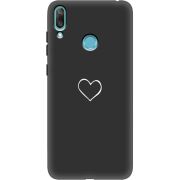 Черный чехол Uprint Huawei Y7 2019 My Heart