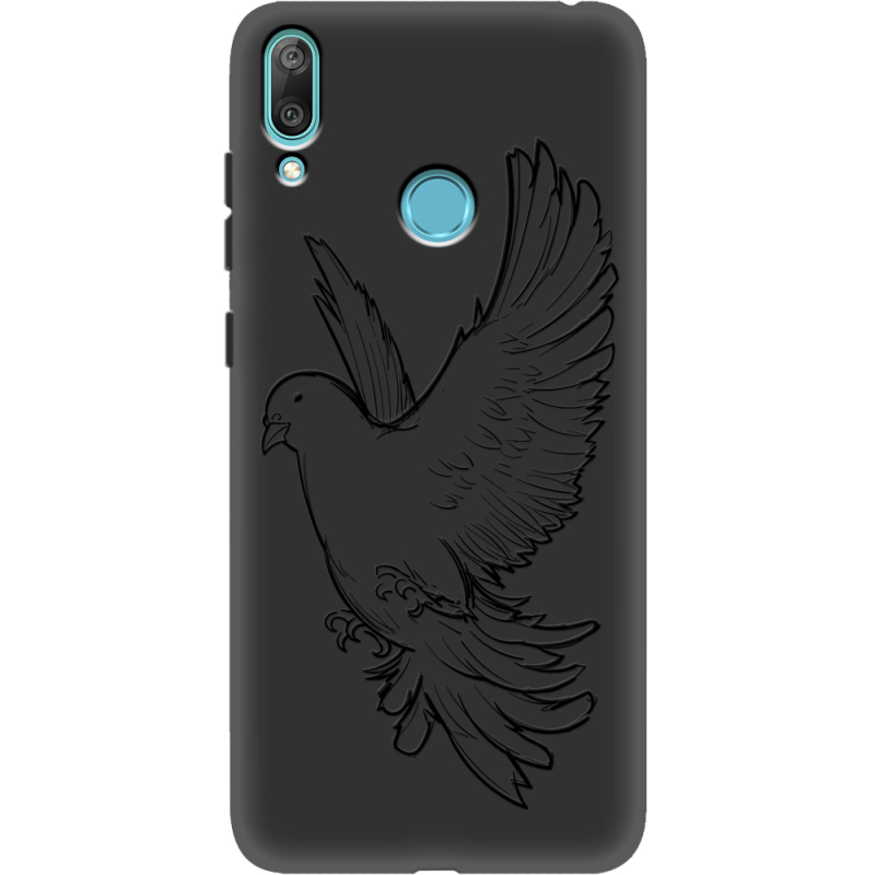Черный чехол Uprint Huawei Y7 2019 Dove