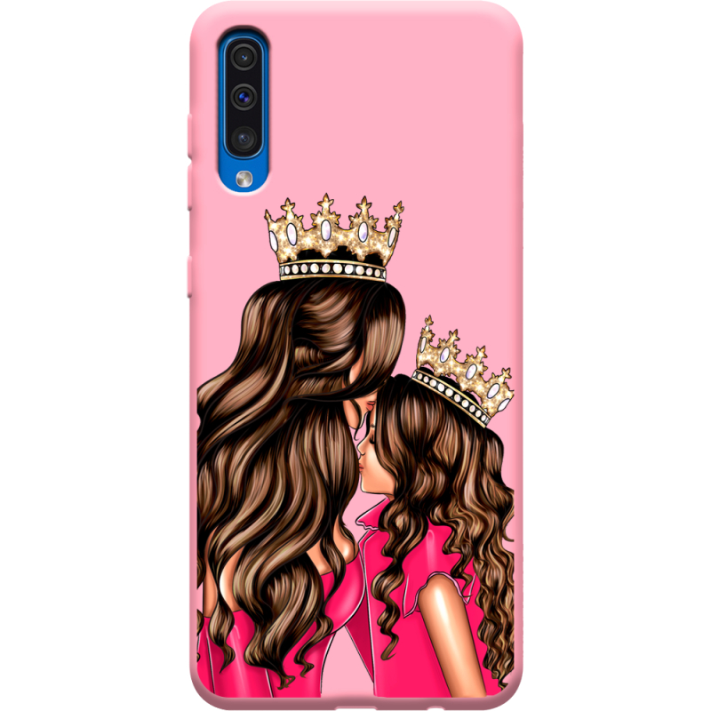 Розовый чехол Uprint Samsung A505 Galaxy A50 Queen and Princess