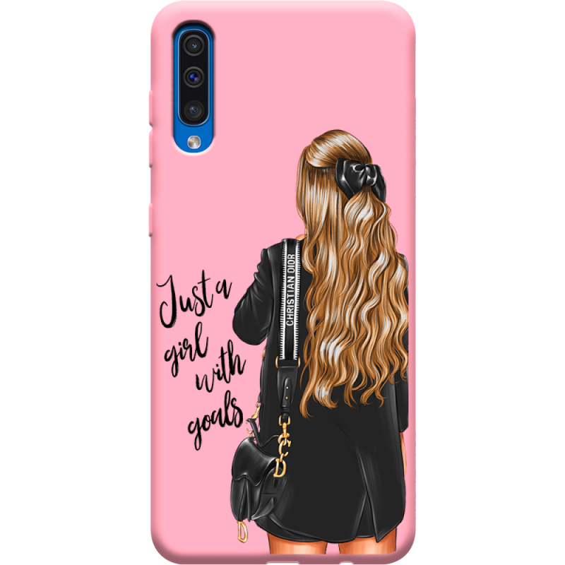 Розовый чехол Uprint Samsung A505 Galaxy A50 Just Girl