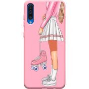Розовый чехол Uprint Samsung A505 Galaxy A50 Roller Girl