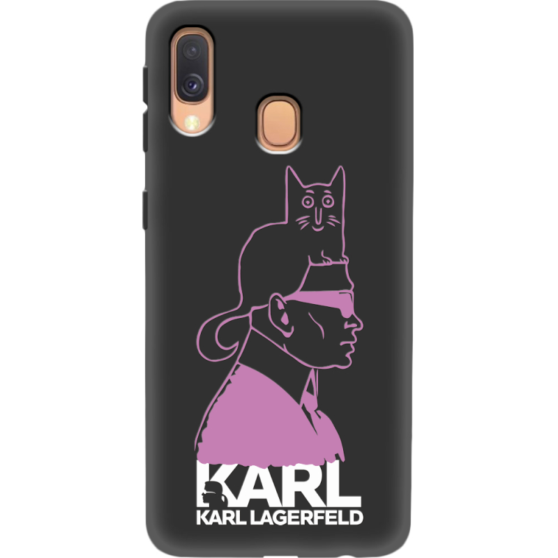 Черный чехол Uprint Samsung A405 Galaxy A40 Pink Karl