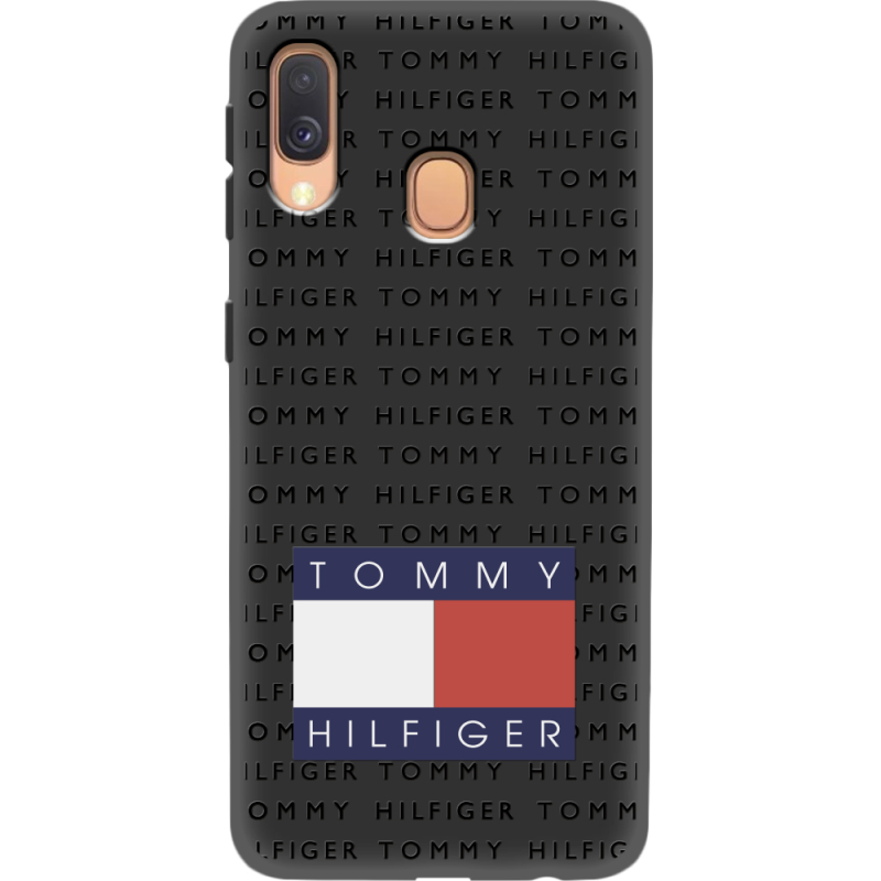 Черный чехол Uprint Samsung A405 Galaxy A40 Tommy Print