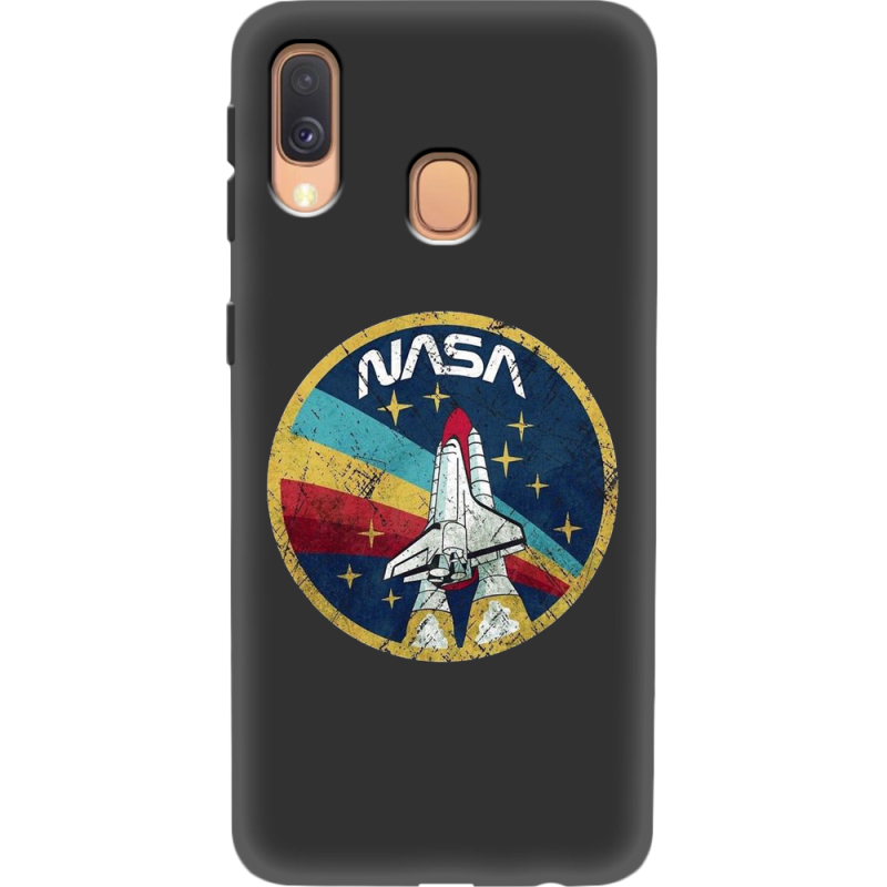 Черный чехол Uprint Samsung A405 Galaxy A40 NASA