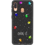 Черный чехол Uprint Samsung A405 Galaxy A40 Among Us Invisible