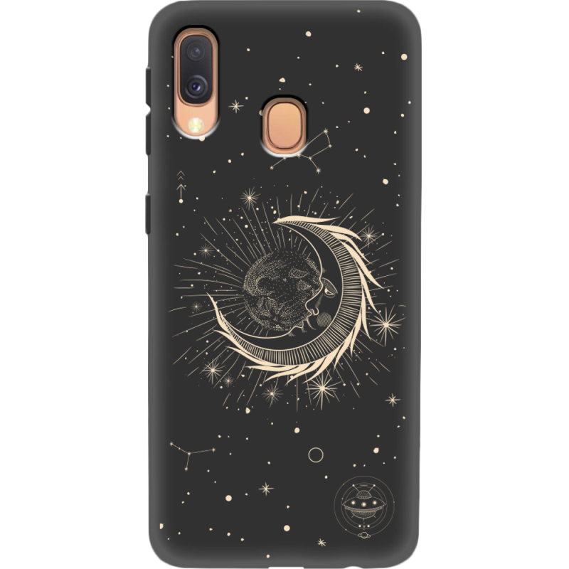 Черный чехол Uprint Samsung A405 Galaxy A40 Moon