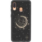 Черный чехол Uprint Samsung A405 Galaxy A40 Moon