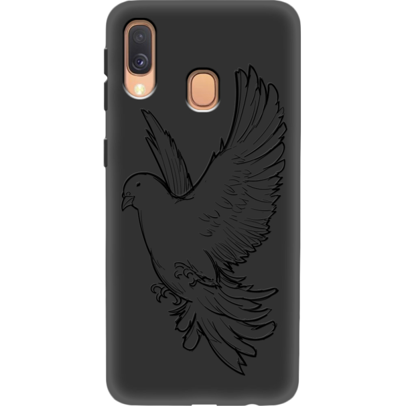 Черный чехол Uprint Samsung A405 Galaxy A40 Dove