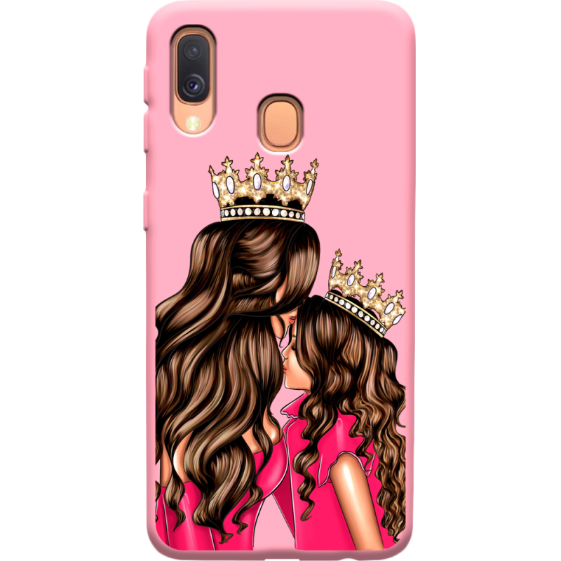 Розовый чехол Uprint Samsung A405 Galaxy A40 Queen and Princess