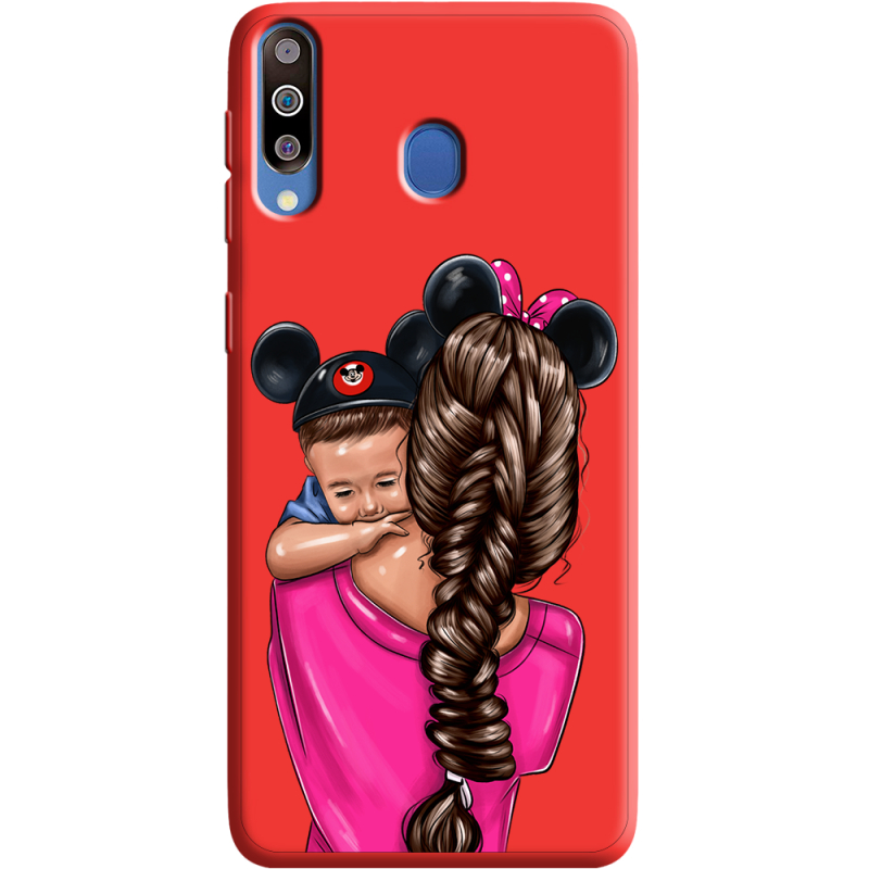 Красный чехол Uprint Samsung M305 Galaxy M30 Mouse Mommy