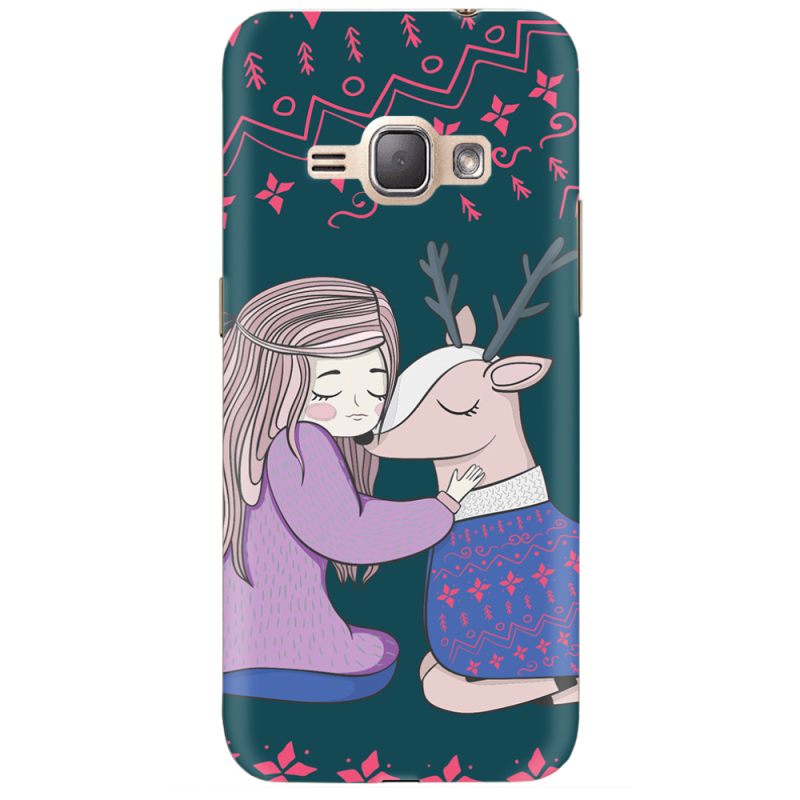 Чехол Uprint Samsung J120H Galaxy J1 2016 Girl and deer