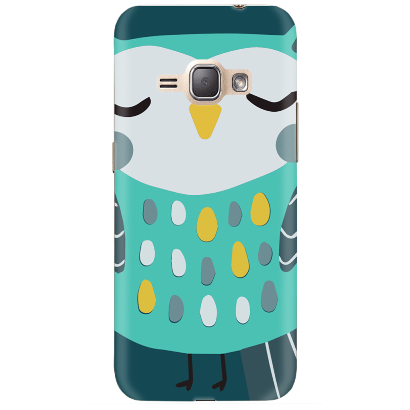 Чехол Uprint Samsung J120H Galaxy J1 2016 Green Owl