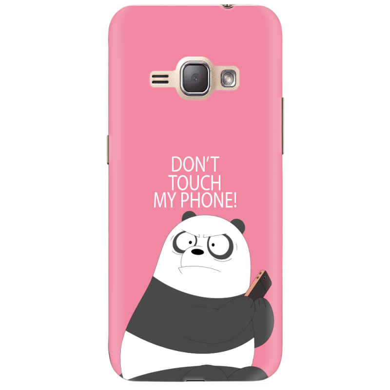 Чехол Uprint Samsung J120H Galaxy J1 2016 Dont Touch My Phone Panda