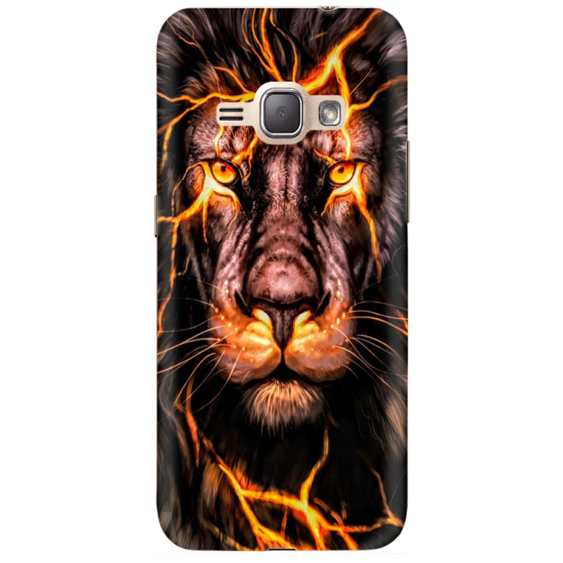 Чехол Uprint Samsung J120H Galaxy J1 2016 Fire Lion