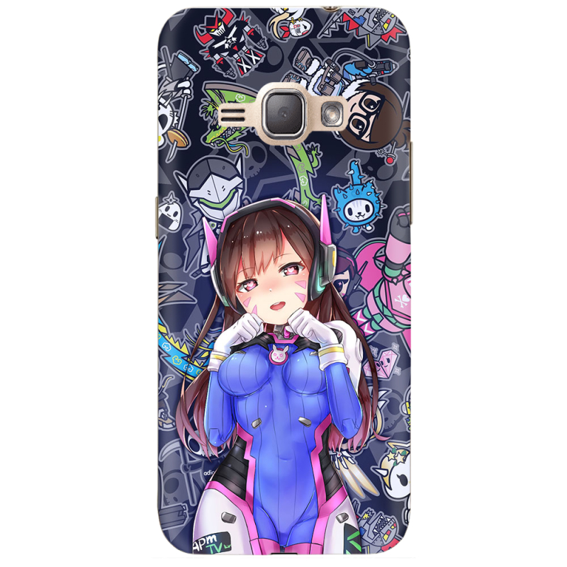 Чехол Uprint Samsung J120H Galaxy J1 2016 Overwatch D.VA